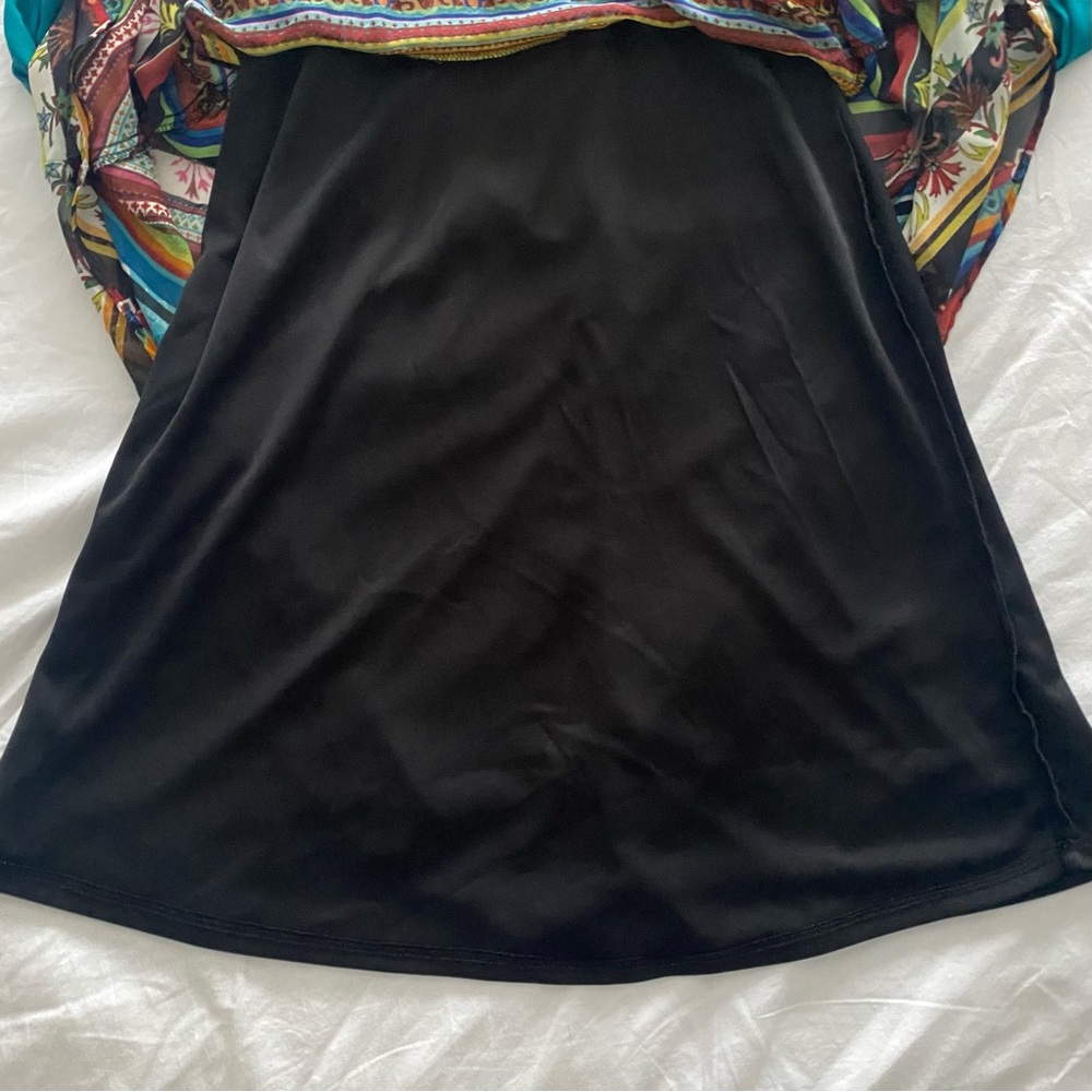 Gabby Skye Bohemian Midi Dress Size 4 / Small Multicolour - Picture 3 of 6
